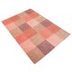 W kwadraty nowoczesny dywan Gabbeh Handloom Lori 100% wełna czeerwony 120x180cm