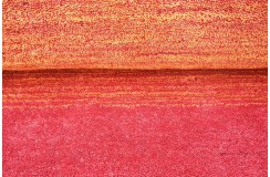Czerwony 100% wełniany dywan Gabbeh tuftowany 140x200cm 