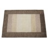 W kwadraty nowoczesny dywan Gabbeh Handloom Lori 100% wełna zielony 120x180cm