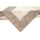 W pasy nowoczesny dywan Gabbeh Handloom Lori 100% wełna beżowy 120x180cm