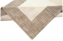 100% wełna gruby dywan handloom lori  z indii beżowy 120x180cm