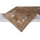 Nowoczesny brązowy dywan do salonu 100% wełniany tafting 160x230cm