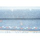 Nowoczesny niebieski dywan do salonu 100% wełniany tafting 160x230cm