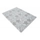 Nowoczesny beżowo szary dwupoziomowy dywan do salonu 100% wełniany tafting 160x230cm