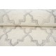 Marokańska koniczyna beżowo szary dywan do salonu 100% wełniany tafting 160x230cm