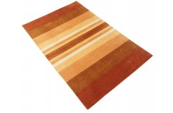 100% wełna gruby dywan handloom lori  z indii pomarańczowy 120x180cm