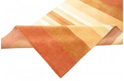 100% wełna gruby dywan handloom lori  z indii pomarańczowy 120x180cm