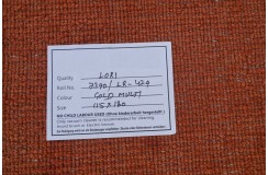 100% wełna gruby dywan handloom lori  z indii pomarańczowy 120x180cm