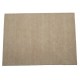 Ecru gładki dywan do salonu 100% wełniany tafting 160x230cm