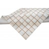 Beżowy 100% wełniany dywan beżowy patchwork tuftowany 160x230cm 