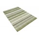 Nowoczesny zielony dywan do salonu 100% wełniany tafting 160x230cm w pasy