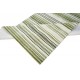 Nowoczesny zielony dywan do salonu 100% wełniany tafting 160x230cm w pasy