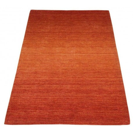 Nowoczesny czerwony dywan do salonu 100% wełniany tafting 160x230cm
