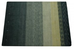 Niebieski ekskluzywny dywan Gabbeh Loribaft Indie 170x240cm 100% wełniany kolorowy