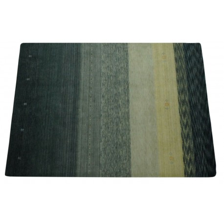 Niebieski ekskluzywny dywan Gabbeh Loribaft Indie 170x240cm 100% wełniany kolorowy