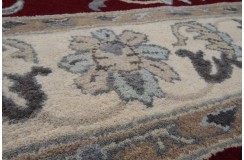 Klasyczny dywan z perskim wzorem wełna 250x300cm ornamenty kwiatowe