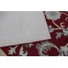 Klasyczny dywan z perskim wzorem wełna 250x300cm ornamenty kwiatowe