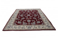 Klasyczny dywan z perskim wzorem wełna 250x300cm ornamenty kwiatowe
