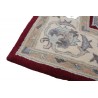Klasyczny dywan z perskim wzorem wełna 250x300cm ornamenty kwiatowe