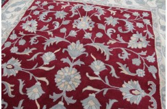 Klasyczny dywan z perskim wzorem wełna 250x300cm ornamenty kwiatowe