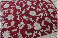 Klasyczny dywan z perskim wzorem wełna 250x300cm ornamenty kwiatowe