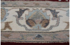 Klasyczny dywan z perskim wzorem wełna 250x300cm ornamenty kwiatowe