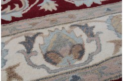 Klasyczny dywan z perskim wzorem wełna 250x300cm ornamenty kwiatowe