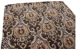 Klasyczny dywan z perskim wzorem wełna 250x350cm ornamenty kwiatowe