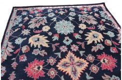 Klasyczny dywan z perskim wzorem wełna 240x340cm ornamenty kwiatowe