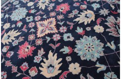 Klasyczny dywan z perskim wzorem wełna 240x340cm ornamenty kwiatowe