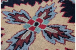 Klasyczny dywan z perskim wzorem wełna 240x340cm ornamenty kwiatowe