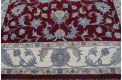 Klasyczny dywan z perskim wzorem wełna 250x300cm ornamenty kwiatowe