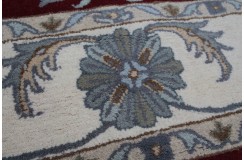 Klasyczny dywan z perskim wzorem wełna 250x300cm ornamenty kwiatowe