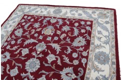 Klasyczny dywan z perskim wzorem wełna 250x300cm ornamenty kwiatowe