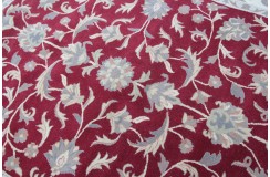 Klasyczny dywan z perskim wzorem wełna 250x300cm ornamenty kwiatowe