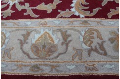 Klasyczny dywan z perskim wzorem wełna 250x300cm ornamenty kwiatowe