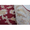Klasyczny dywan z perskim wzorem wełna 250x300cm ornamenty kwiatowe