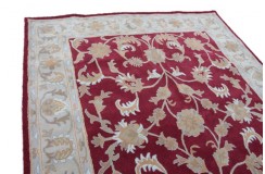 Klasyczny dywan z perskim wzorem wełna 250x300cm ornamenty kwiatowe