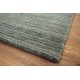 Szary, zielony, niebieski cieniowany ekskluzywny dywan Gabbeh Loom Indie 170x240cm 100% wełniany