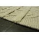 Dwupoziomowy ręcznie tkany dywan wełniany 130x200cm Indie