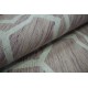 Płasko tkany dywan Vintage 160x230 różowy beżowy niepowtarzalny z Indii poliester bawełna