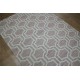 Płasko tkany dywan Vintage 160x230 różowy beżowy niepowtarzalny z Indii poliester bawełna