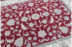 Klasyczny dywan z perskim wzorem wełna 250x300cm ornamenty kwiatowe