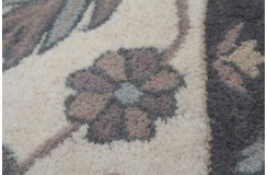 Klasyczny dywan z perskim wzorem wełna 250x300cm ornamenty kwiatowe