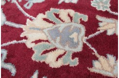 Klasyczny dywan z perskim wzorem wełna 250x300cm ornamenty kwiatowe