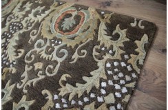 Dywan Persian 100% wełniany 250x350cm z Indii brązowy gruby