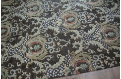 Dywan Persian 100% wełniany 250x350cm z Indii brązowy gruby
