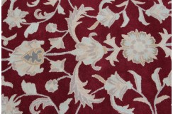 Klasyczny dywan z perskim wzorem wełna 250x300cm ornamenty kwiatowe