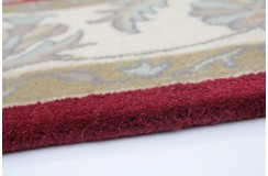 Klasyczny dywan z perskim wzorem wełna 250x300cm ornamenty kwiatowe