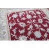 Klasyczny dywan z perskim wzorem wełna 250x300cm ornamenty kwiatowe